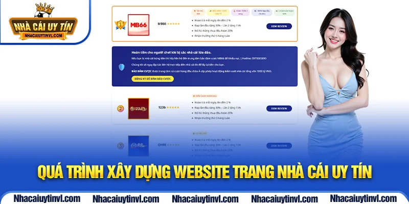 Quá trình xây dựng website Trang nhà cái uy tín
