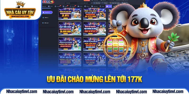 Ưu đãi chào mừng lên tới 177k